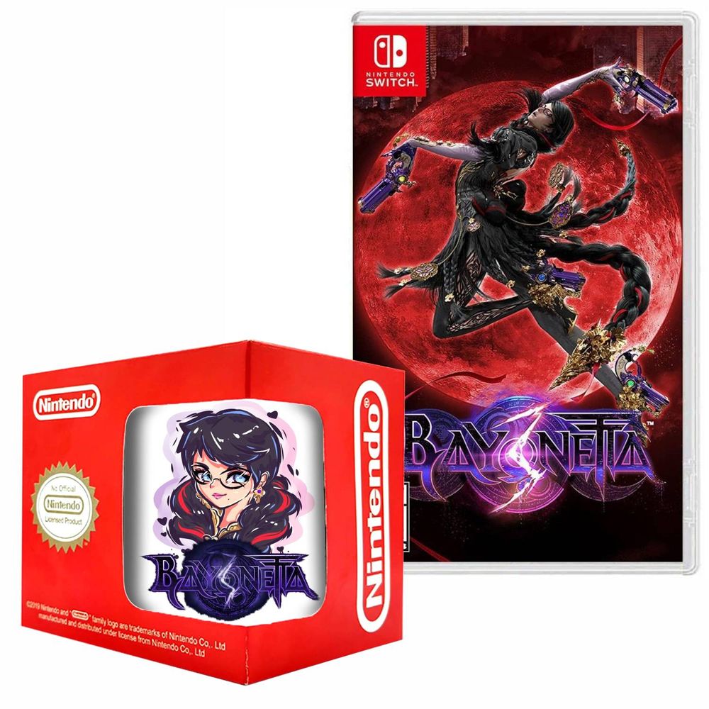 Bayonetta 3 Nintendo Switch + Taza Bayonetta 3 Nintendo Switch + Taza