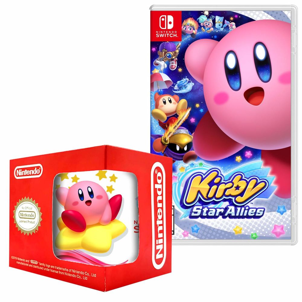Kirby star allies Nintendo Switch + Taza Kirby star allies Nintendo Switch + Taza