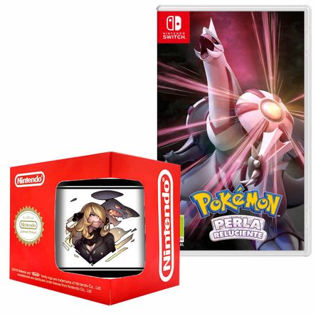 Pokemon shining pearl Nintendo Switch + Taza