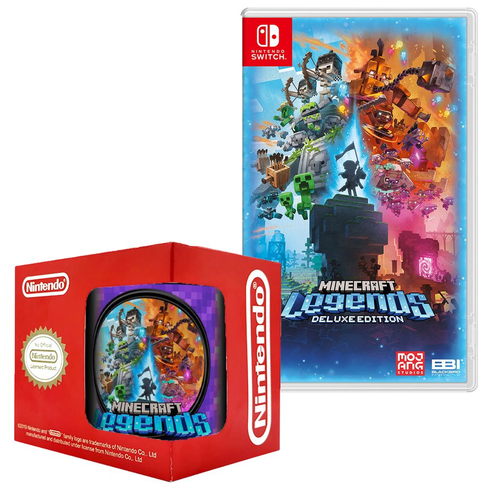 Minecraft Legends Deluxe Edition Nintendo Switch + Taza Minecraft Legends Deluxe Edition Nintendo Switch + Taza