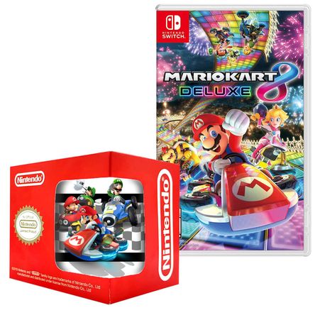 Mario kart 8 deluxe Nintendo Switch + Taza Mario kart 8 deluxe Nintendo Switch + Taza