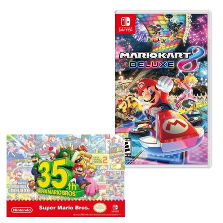 Mario Kart 8 Deluxe y poster Nintendo Switch