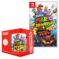 Super Mario 3D World Bowsers Fury Nintendo Switch + Taza
