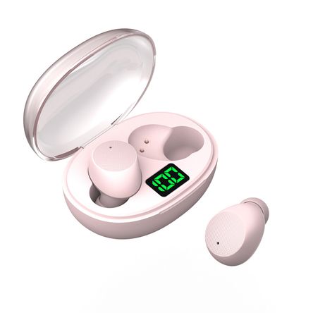 Auriculares Inalámbricos K20 In-Ear Smart Digital Bt Rosa