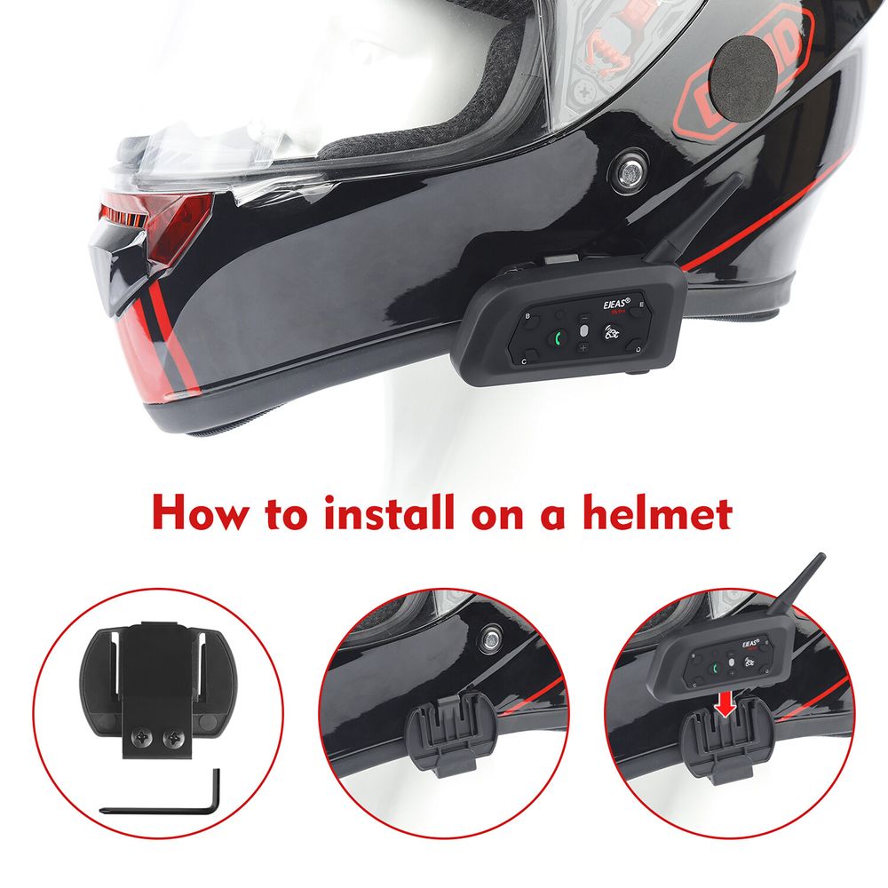 Casco Bobojiiier Casco Para Motociclista Con Bluetooth Cascos Para