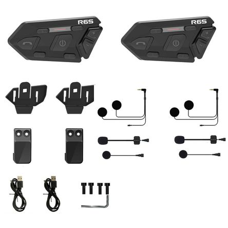 Intercomunicadores Para Casco De Motocicleta 1200M Bt Auriculares Wayxin 2Pcs