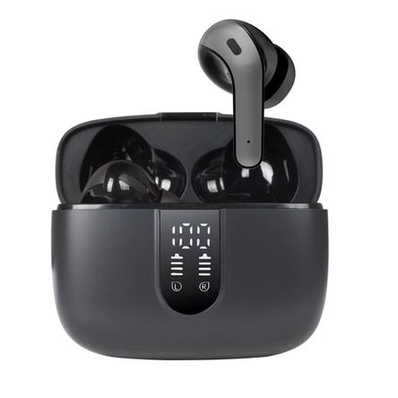 Auriculares Internos Inalámbricos X08 Pantalla Digital Auriculares Deportivos Negro