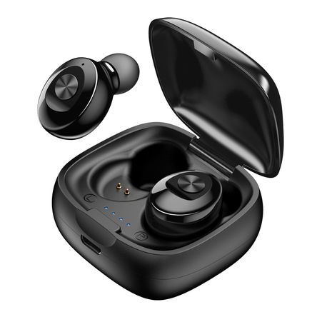 Auriculares Inalámbricos Con Micrófono Xg12 Bt5.0 Auriculares Intrauditivos De Música Negro