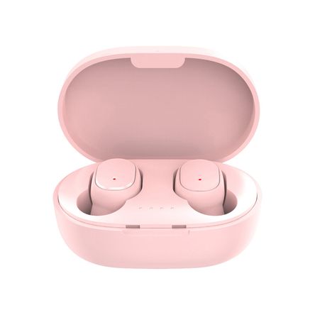 Auriculares Inalámbricos Auriculares A6S Pro Emparejamiento Automático Auriculares Internos Rosa