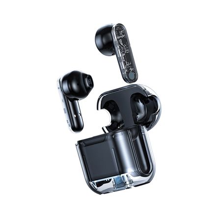 Auriculares In-Ear Tm10 Inalámbricos Bt 5.3 Cubierta Transparente Negro