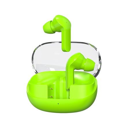 Auriculares In-Ear Tm30 Inalámbricos Bt 5.3 Cubierta Transparente Verde