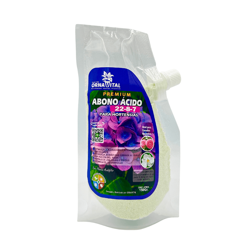 Fertilizante Ornavital Abono Acido en sachet de 150g