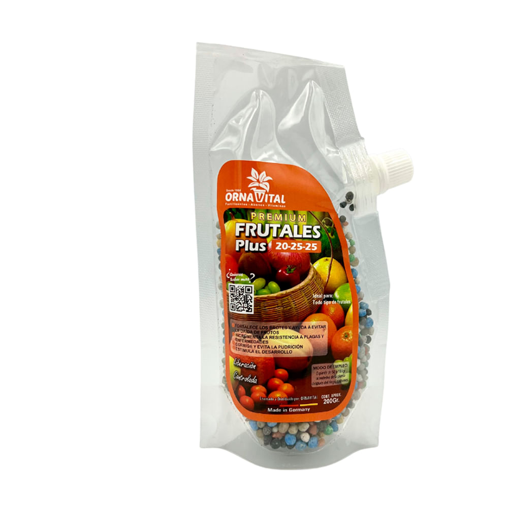 Fertilizante Ornavital  para Frutales en sachet de 200g