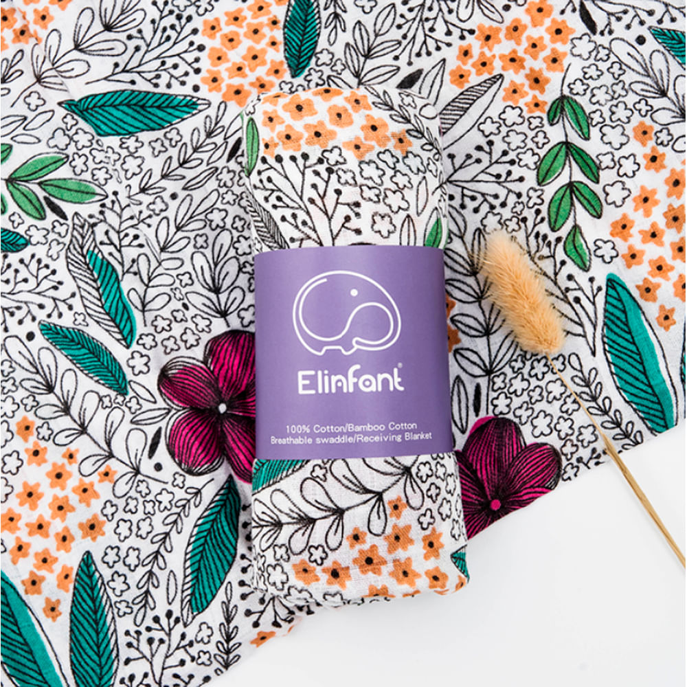 Manta de Muselina Suave para Bebé Bambú y Algodón SM02