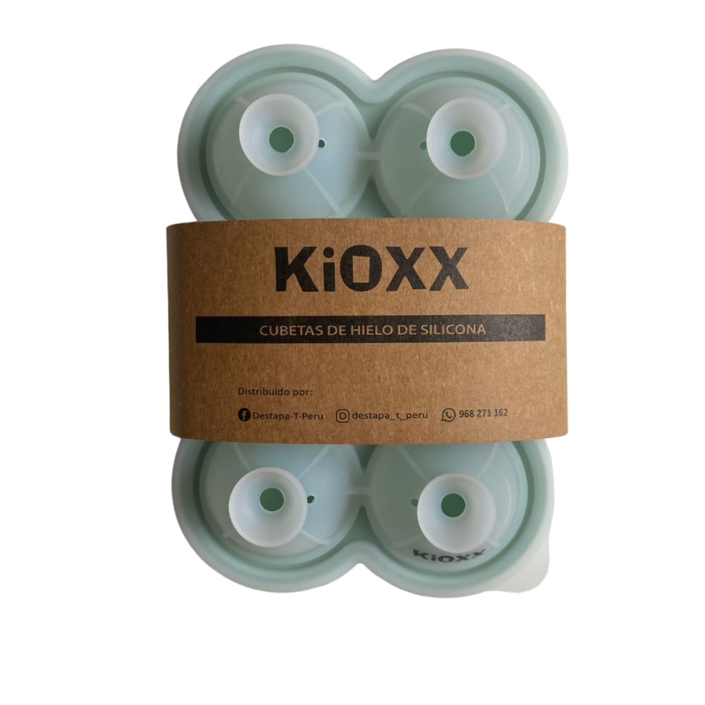 Cubeta de Hielo de Silicona KIOXX 15 Cavidades Azul - Promart