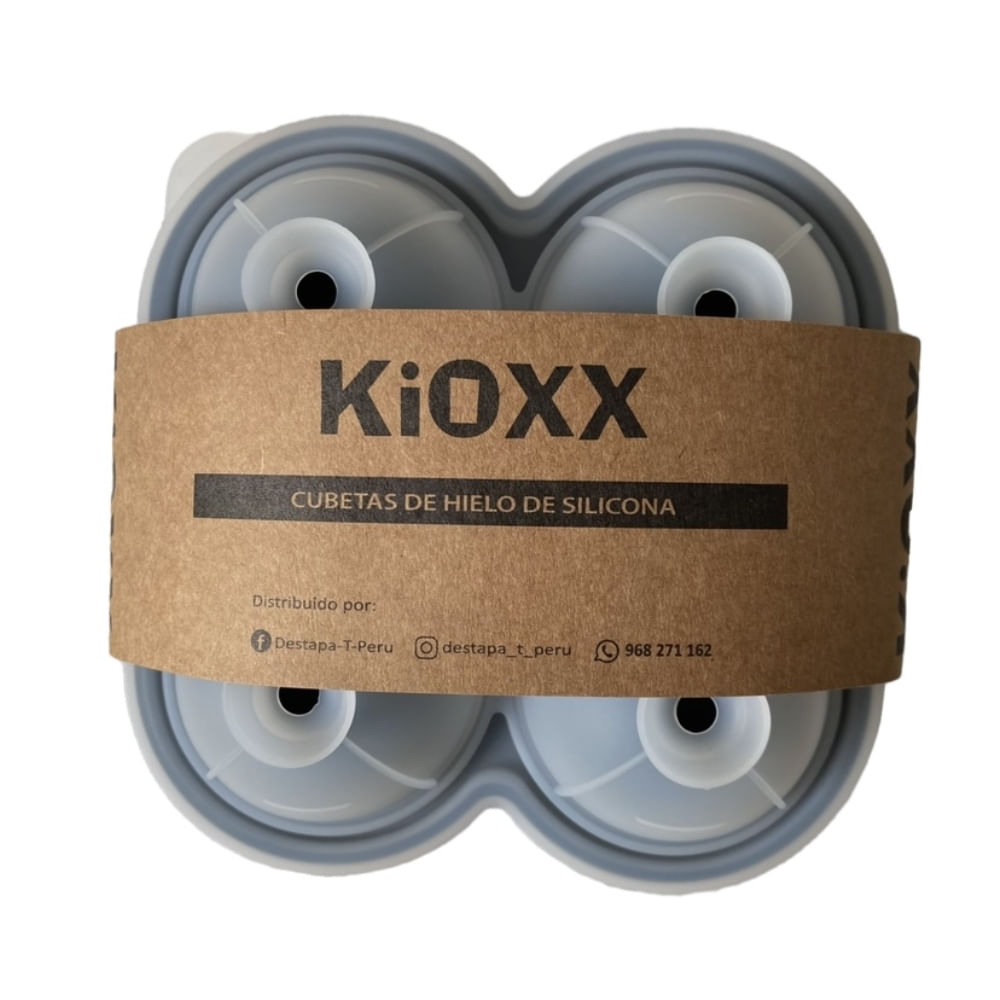 Cubeta de Hielo de Silicona KIOXX 15 Cavidades Azul - Promart