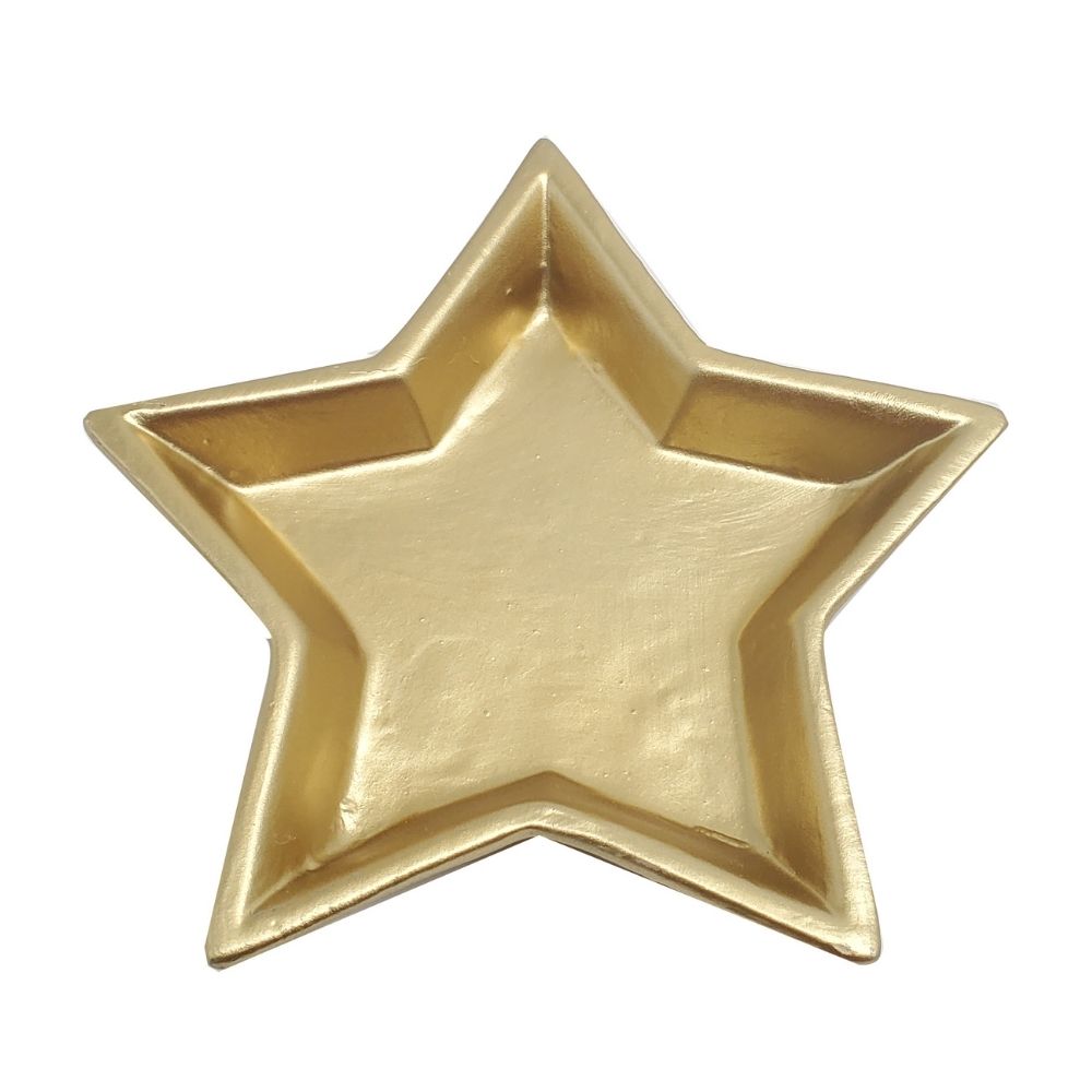 Plato Estrella Colección Dorada 14cm
