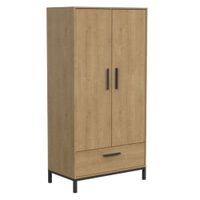 Armario clásico 2 puertas 1 cajón Ferrand color Duna TU MESITA