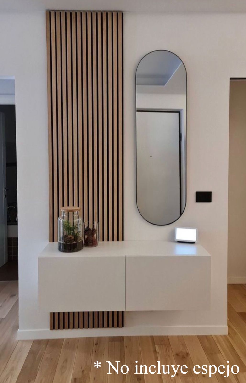 Recibidor Moderno con Panel Leila TU MESITA