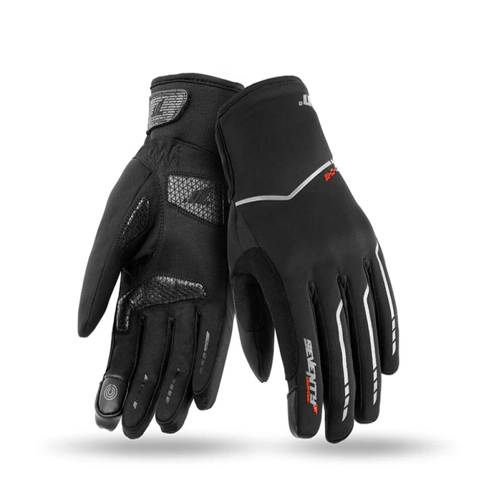 Guantes Seventy Sd-C51 Invierno Urban Mujer Negro Gris S
