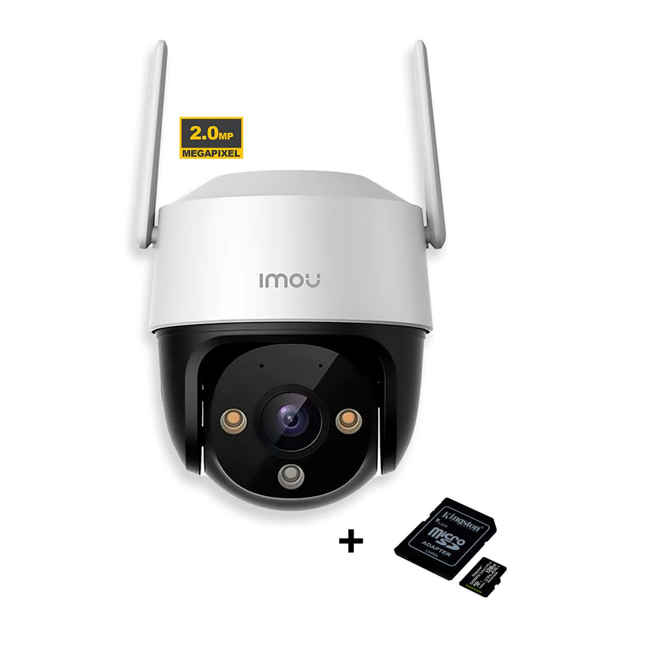 Cámara de Seguridad IMOU CRUISER SE+ WIFI 2MP para Exterior - Micro SD 128GB