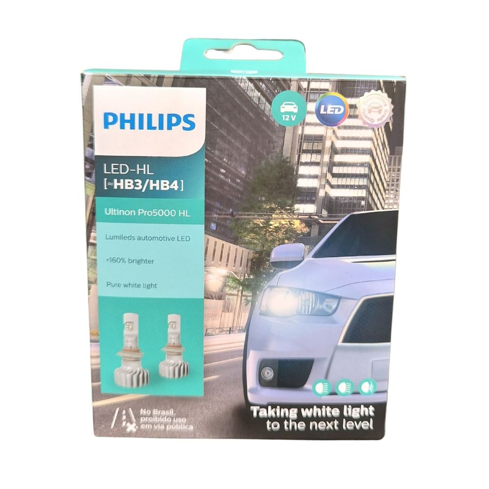 Focos Led Philips Ultinon Pro5000 9005 Para Autos y Camionetas - Promart