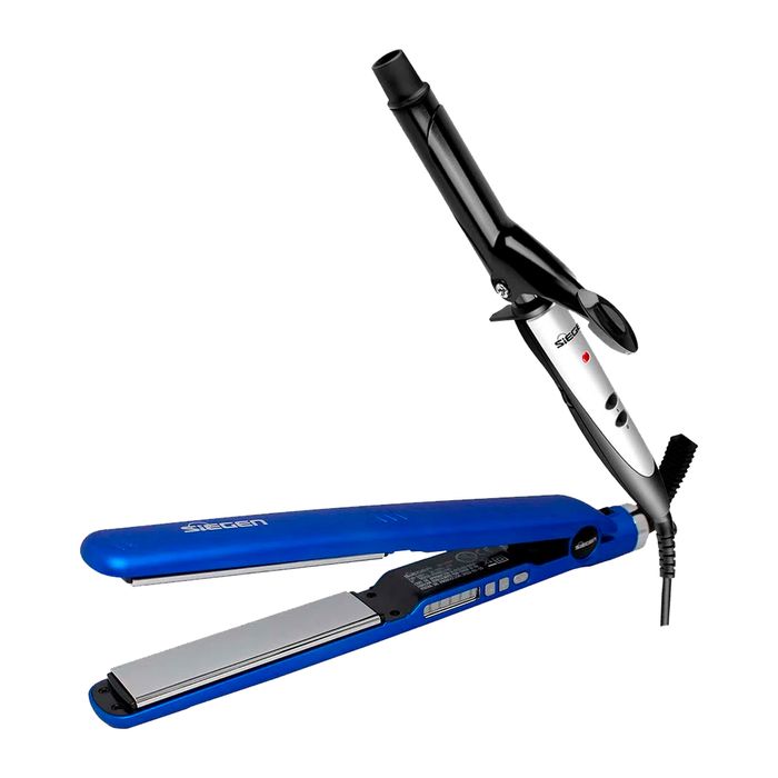 Combo Siegen Alisadora SG-4700 Rizador SG-2411 Tubo de 25mm