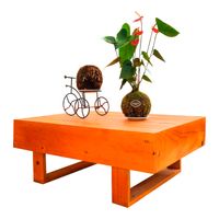 Mesa de centro Alys de Madera Reciclada Acabado Roble
