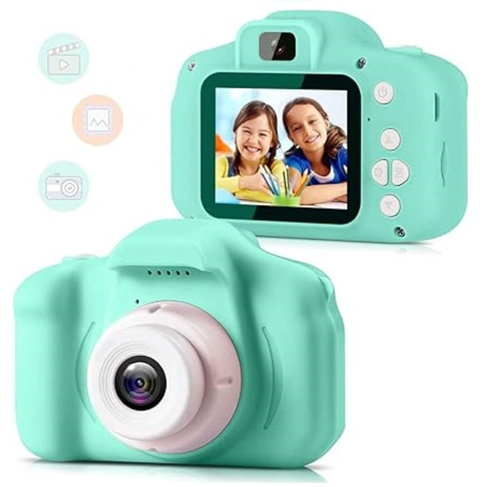 Cámara Digital para Niños Fotos Videos 1080P FULL HD Green - Promart