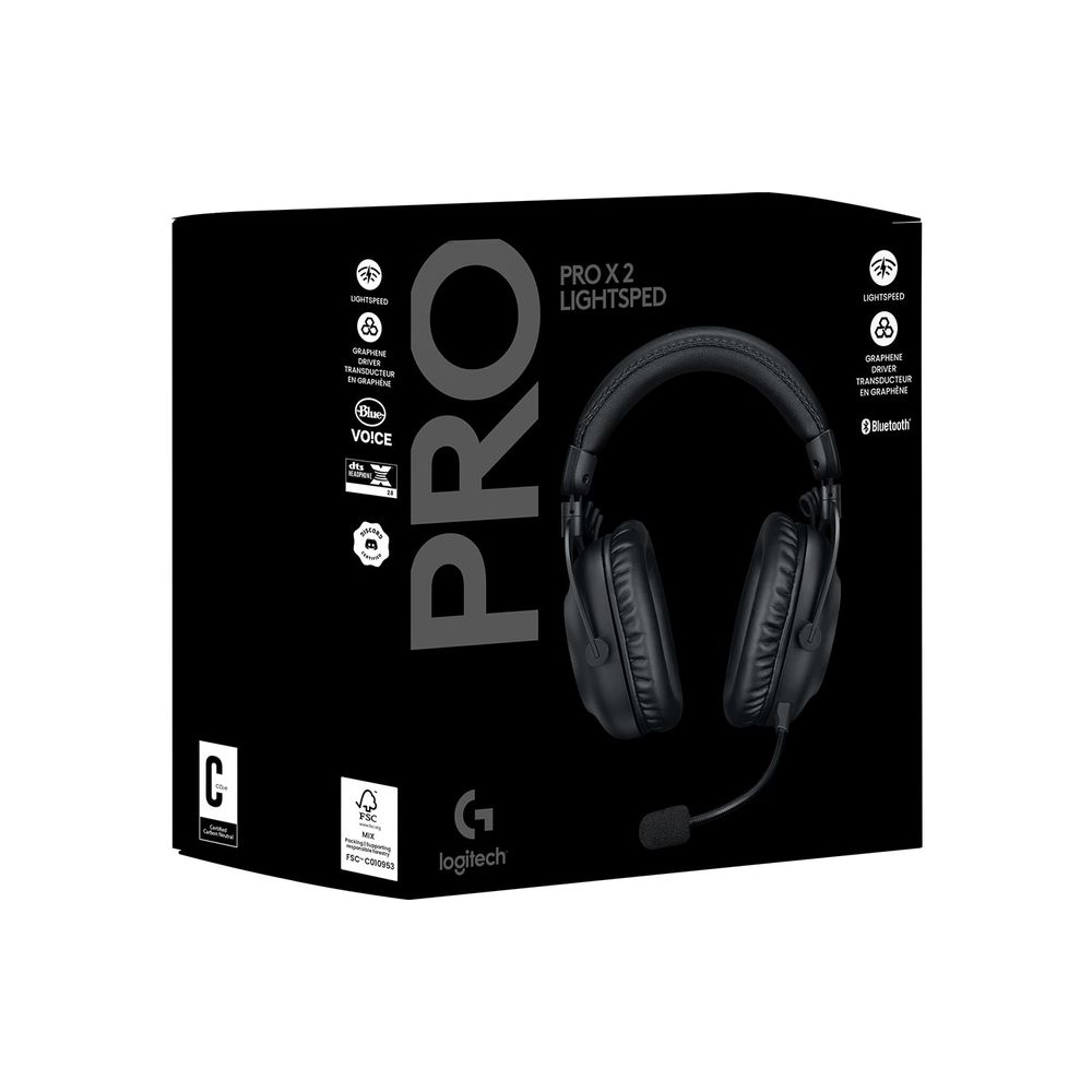 Cascos Logitech Auriculares Inalambricos Logitech Pro X Lightspeed