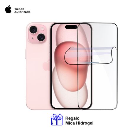iPhone 15 eSIM 128GB - Pink + Cargador Magsafe Original - Promart