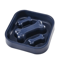 Plato Antiansiedad Cuadrado Azul