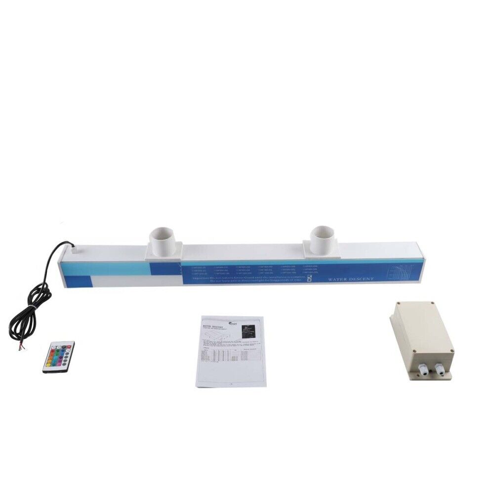 Cascada para piscina de 120 Cm LED RGB con control Remoto