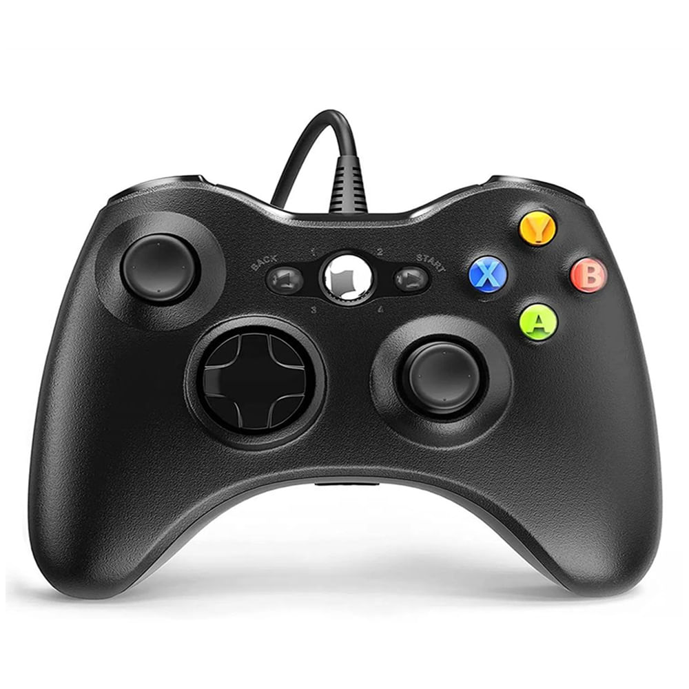 Mando para Xbox 360 Pc Computadora Negro - Promart