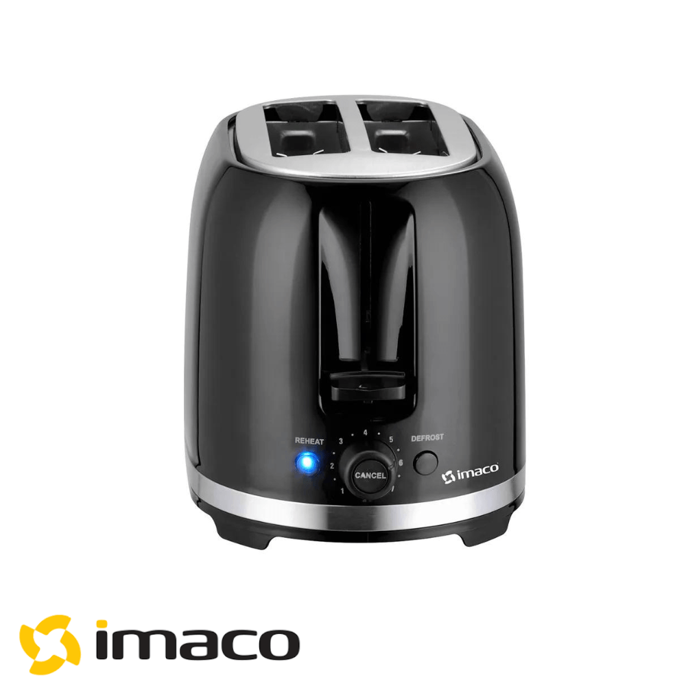 Tostadora Imaco Para 2 Panes Negro 850W - IBT2085N