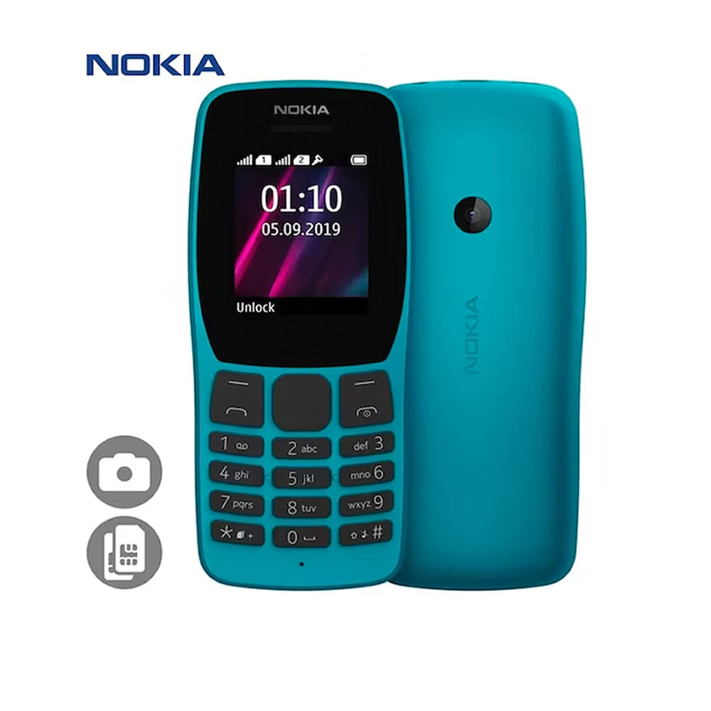 Celular Nokia 110 Dual Sim 2G Radio Fm Cámara Negro - Promart