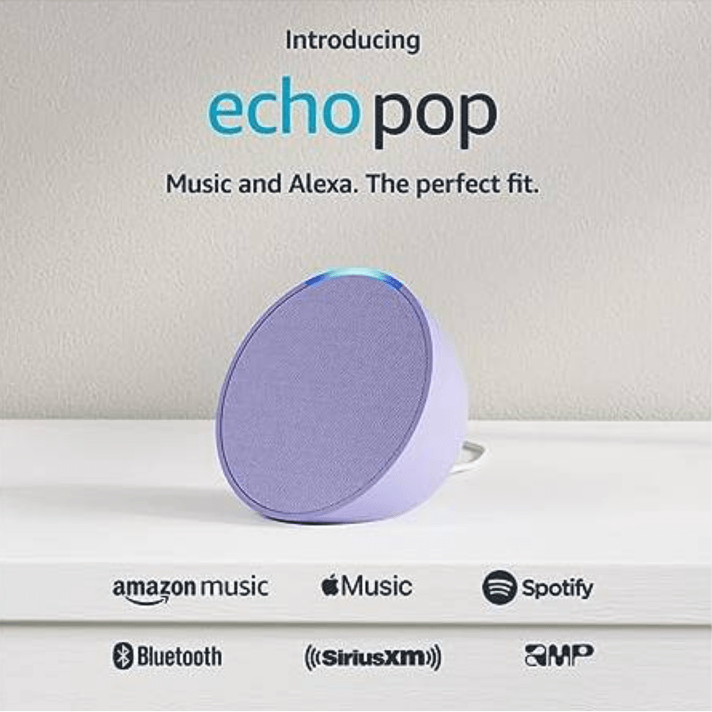 Altavoz Inteligente Echo Pop Lavender - Promart