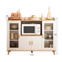Mueble de Microondas Moderno Lita 4 Puertas R&R MUEBLES