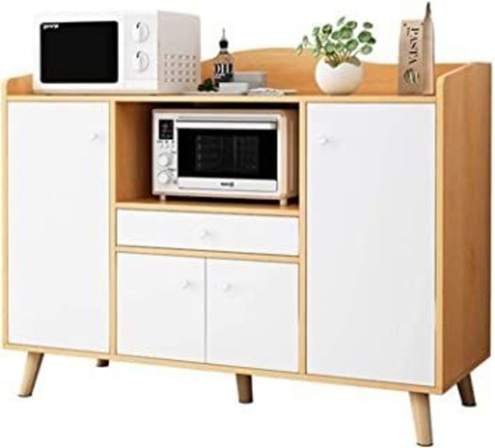 Mueble de Microondas Moderno James Largo 120 cm R&R MUEBLES