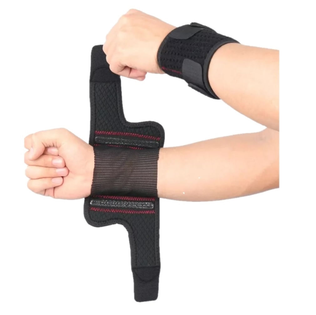 Muñequera Ajustable Con Doble Soporte De Aluminio Flexible Genérico Ajustable