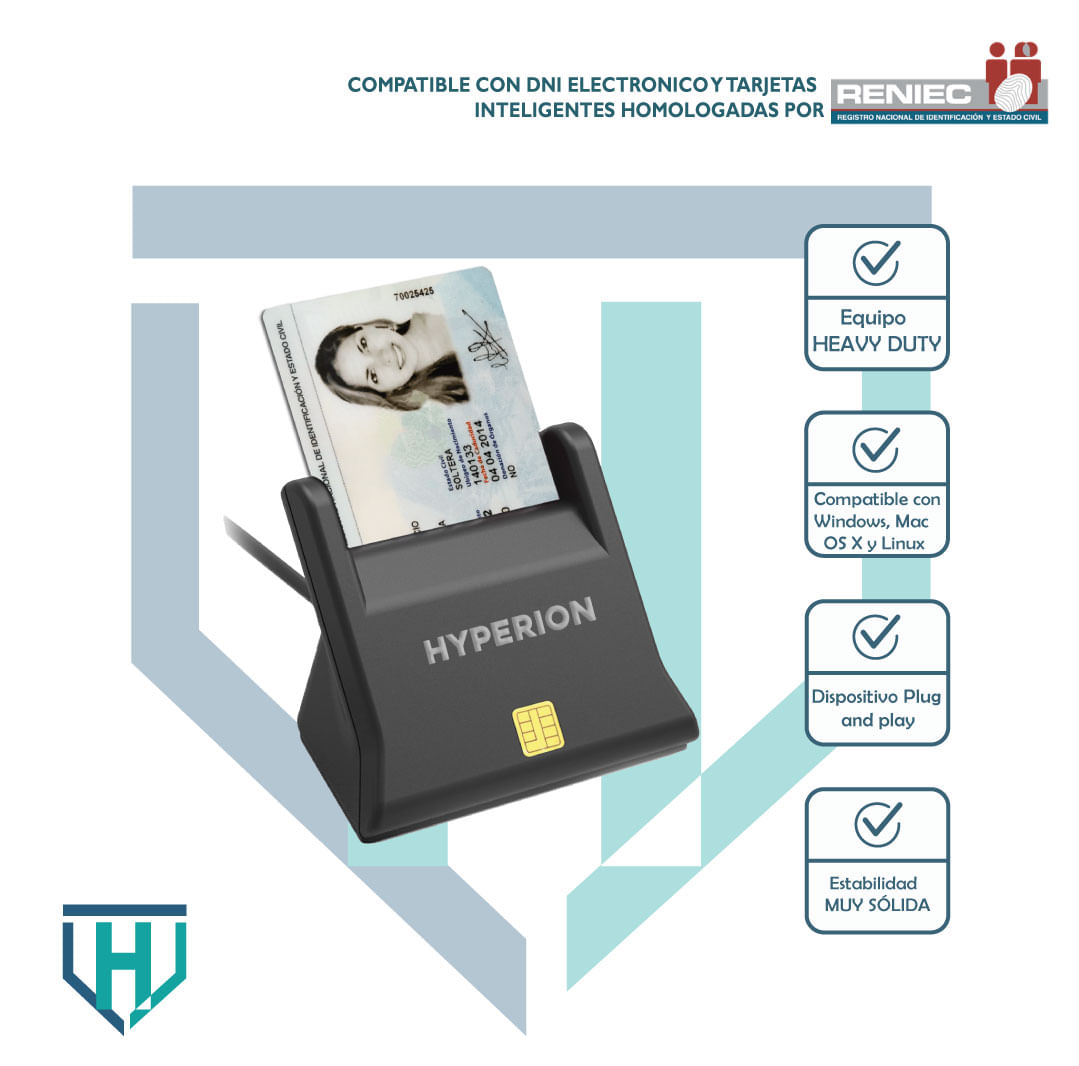 Ripley - SMART CARD READER LECTOR USB DNI ELECTRÓNICO