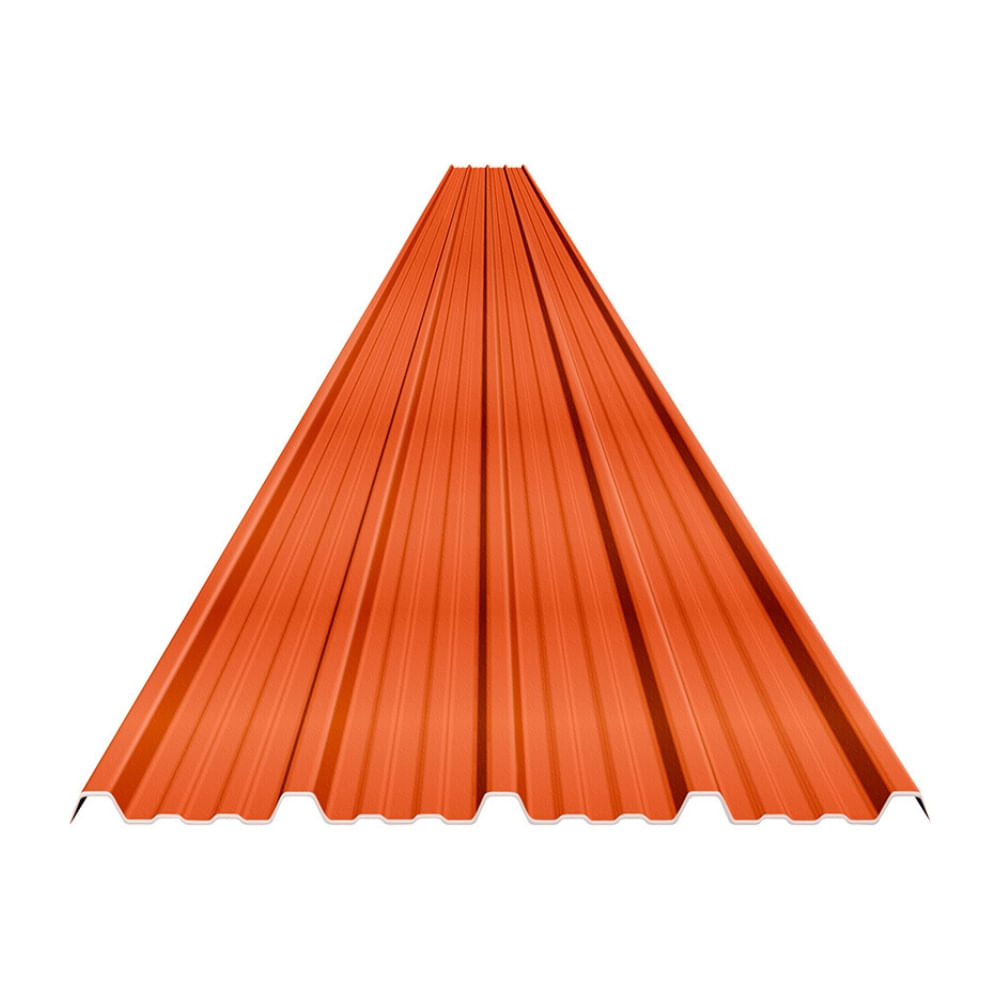 Techo termoacustico Klar Rojo 107x360cm