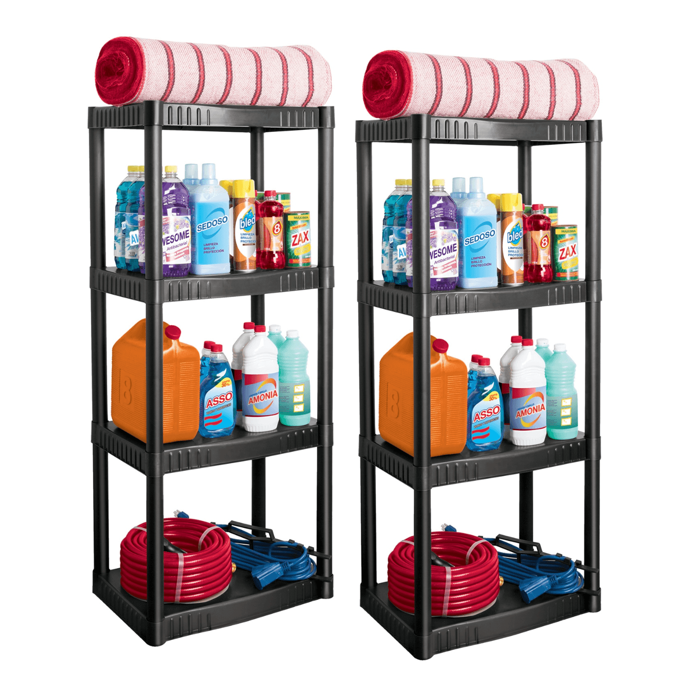 Combo 2 Estante de 4 Repisas Marca Pretul 25075-25075