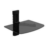 Rack Repisa BlueRay Dvd Deco Consola Videojuegos Router Expo Rack ERVT-2 Soporte de Vidrio