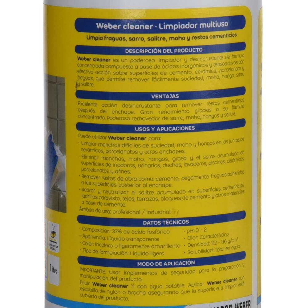 Limpiador er Cleaner x 1L Promart