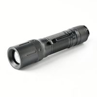 Linterna Aluminio Werken 14cm Negro con 4 Funciones de Luminosidad