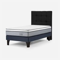 Dormitorio Europeo Indie 1.5 Plazas Issey Grafito