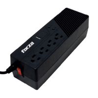 Estabilizador Forza FVR1012 500W Negro con Regulador Automático de Voltaje