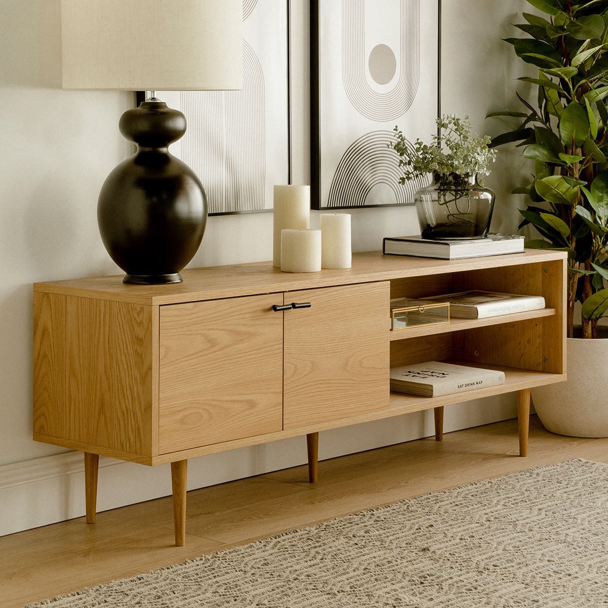 Aparador Moderno 2 puertas Toronto color Duna TU MESITA