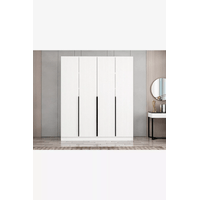 Armario Elegante 4 puertas Artica color Blanco TU MESITA